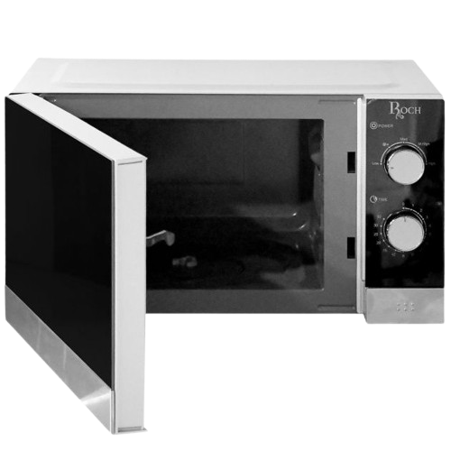 MICRO ONDE - MÉCANIQUE -  ROCH  - RMW-23LP2M-B(S) - 23L – 800W – FONCTION DÉGIVRAGE – ARGENT – 03 MOIS DE GARANTIE