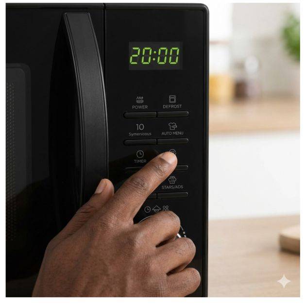 Micro-Ondes Digital 25L  - WESTPOINT WMS2524EN – Puissance 900W – Menu Auto – Décongélation – Noir – 03 Mois de garantie