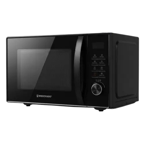 Micro-Ondes Digital 25L  - WESTPOINT WMS2524EN – Puissance 900W – Menu Auto – Décongélation – Noir – 03 Mois de garantie