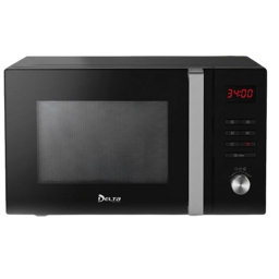 MICRO-ONDES GRILL DELTA DL-MWO-2325GM – 23L – 800W – Écran Numérique – 8 Programmes Auto – Sécurité Enfant – Noir – Garantie 3 Mois