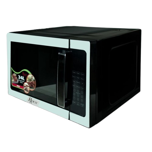  Micro Onde  - ROCH -   RMW-34LG-B(B) –Digital 34 Litres – 1560W – Grill – Auto Menu De Cuisson – Noir – Garantie 03 Mois
