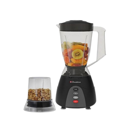 BLENDER AVEC POUSSOIR - BINATONE -  BLG-452 – 350W – Bol 1,5L + Moulin Broyeur Sec – Noir – 03 Mois de Garantie 