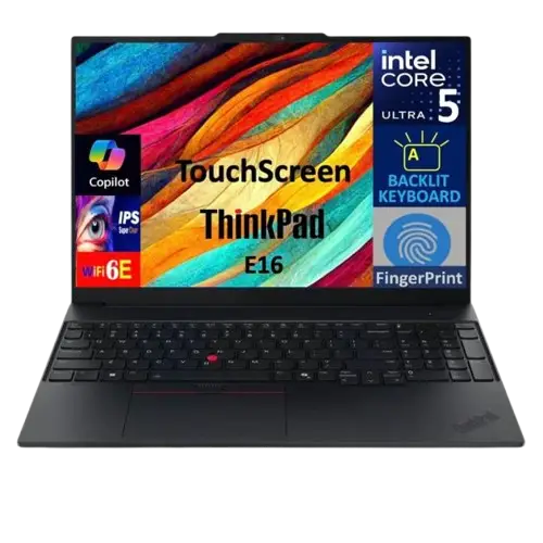 Ordinateur Portable Lenovo - ThinkPad E16 Gen 2 – Intel Core Ultra 5 – 8 Go RAM – SSD 512 Go – Écran 16 Pouces - 06 Mois de Garantie
