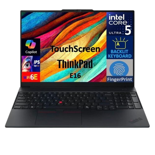 Ordinateur Portable Lenovo - ThinkPad E16 Gen 2 – Intel Core Ultra 5 – 8 Go RAM – SSD 512 Go – Écran 16 Pouces - 06 Mois de Garantie