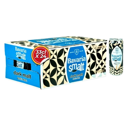 Pack 24 Canettes de Bavaria Smalt - Dark Malt – 33 Cl