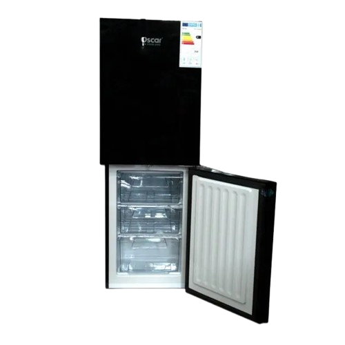 Réfrigérateur  - Oscar  - Combi Black CMB OSC-250CMB – 250 Litres – Double Porte – No Frost – Classe Énergétique A+ – Noir – 06 Mois de Garantie