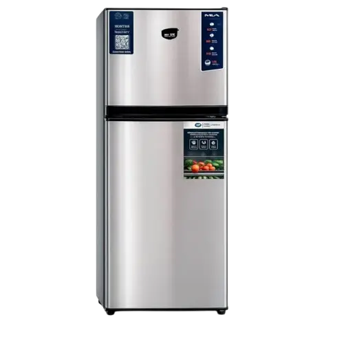 Réfrigérateur - Double - Porte MR UK F56-01-1I – 115 Litres – Double Porte – Classe Climatique T – Couleur Argent – 06 Mois de Garantie