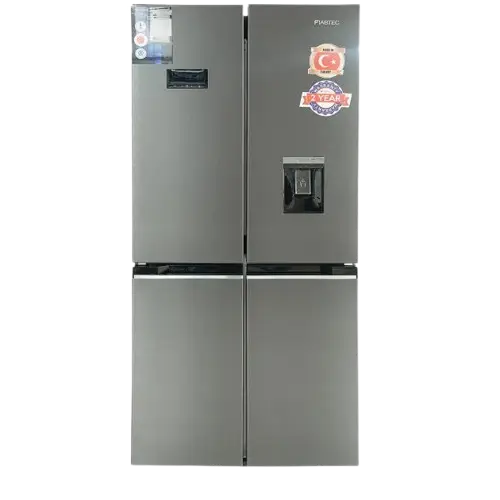 Réfrigérateur Américain - FIABTEC - No Frost - FTTL-620459 - 459 litres - Avec distributeur d'eau - Acier inoxydable titane - 06 Mois de Garantie 