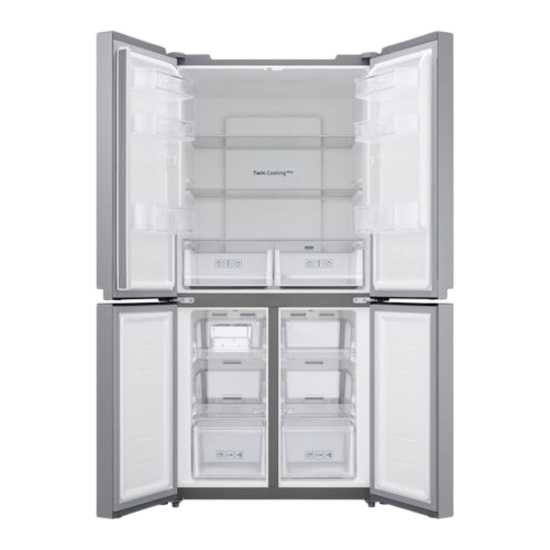 4 DOOR, FRENCH DOOR, 468 LITRES, SILVER-RF48A4000M9
