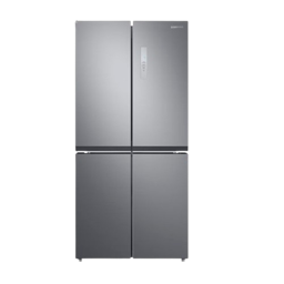 4 DOOR, FRENCH DOOR, 468 LITRES, SILVER-RF48A4000M9
