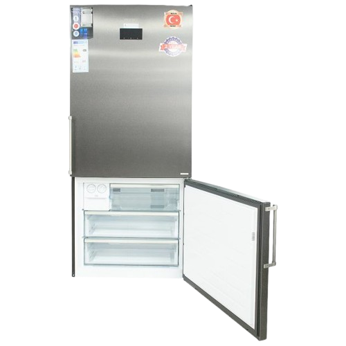 Réfrigérateur Combiné  - Fiabtec  - FTTL-694633 – 633 Litres – No Frost – Distributeur d’eau – Acier inoxydable – Garantie 06 Mois