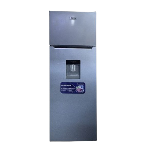 Réfrigérateur Double Porte DELTA 261 Litres – DRF-300-TM-WD-M – Distributeur d’eau – Gris – Garantie 6 mois