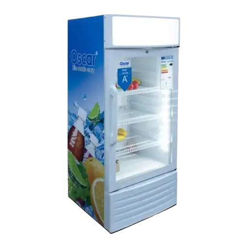 Réfrigérateur -  Oscar - Mini Vitrine 170L – Single Door OSC-V250 – Porte Vitrée – Éclairage LED – 06 Mois de garantie