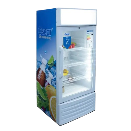 Réfrigérateur -  Oscar - Mini Vitrine 170L – Single Door OSC-V250 – Porte Vitrée – Éclairage LED – 06 Mois de garantie