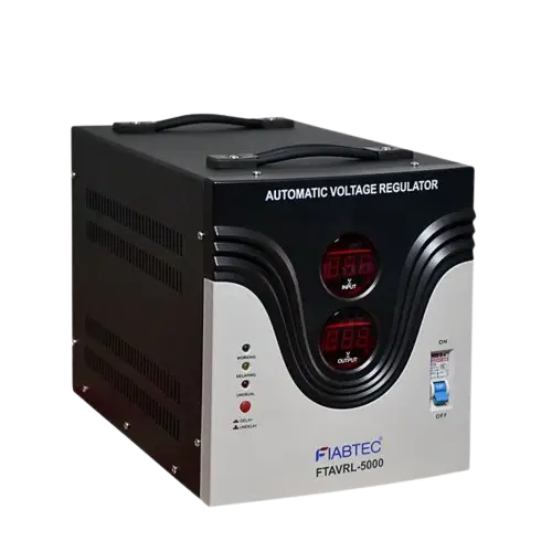 REGULATEUR DE TENTION -  FIABTEC -  5000W -  FTAVRS -5000VA - 03 Mois de Garantie 