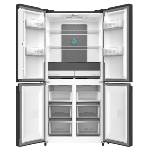Réfrigérateur Multiporte OCEAN 475L – MDOKO-480 NF D BG3 – Verre Noir – Technologie No Frost – Classe énergétique A++ – 06 Mois de garantie