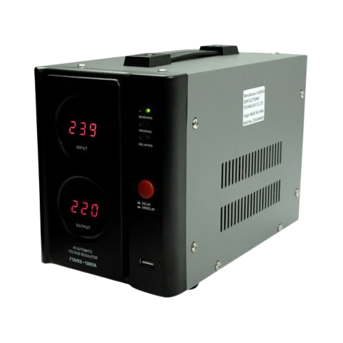 Régulateur de Tension - Fiabtec - FTAVRS-1500 - Puissance 1500VA - Tension 220V AC ±10% - 03 Mois de Garantie