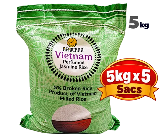 Riz parfumé Africana 5 kg x 5 sacs