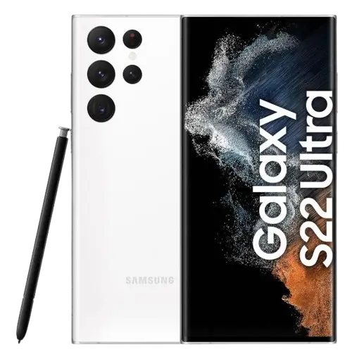 Samsung Galaxy S22 Ultra 256 Go - 12 Go RAM -  5G - Écran 6,8 pouces - Appareil photo 108 MP + 12 MP + 10 MP + 10 MP / 40 MP - Batterie 5000 mAh - Garantie 12 Mois