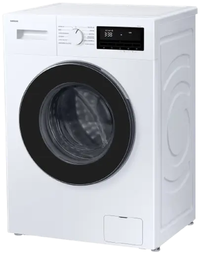 Samsung -  Washing - Machine 8Kg  - Front Load White WW80FG3M05AW – Machine À Laver Hublot 8KG – Technologie EcoBubble – 12Mois de Garantie