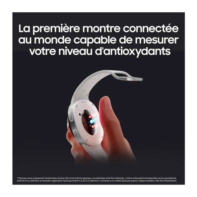 Montre connectée - Samsung Galaxy  - watch 8 40mm - 32Go Rom - 2 Go Ram - Coach santé - Indice antioxydant - Pression Artérielle - Bluetooth 5.3  - Garantie 6 mois