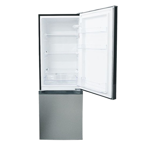 Réfrigérateur Combiné BINATONE - FR205 - Capacité 176 litres - 2 portes - 3 tiroirs - classe énergétique T - Gris - 6 Mois de Garantie