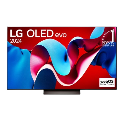 SMART TV LG - OLED EVO C4 4K- 55 POUCES - OLED55C46LA - Télécommande Magique IA - Dolby Vision - webOS24 2024 -06 Mois de garantie 