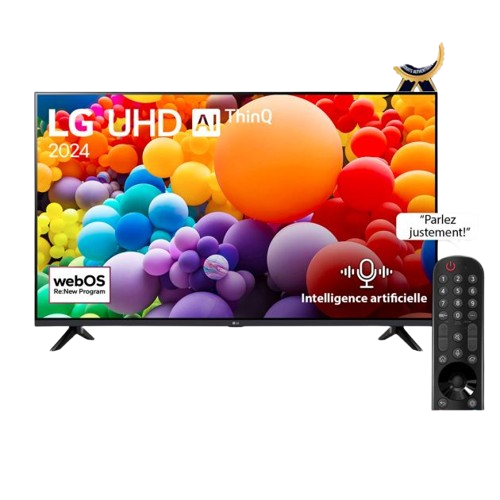 LG 55" TV-4K UHD WITH MAGIC REMOTE - Modèle 55UR80506LK
