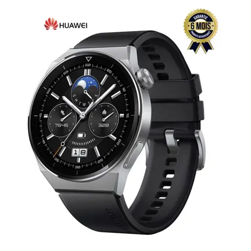 Montre connectée - Huawei Watch -  GT 3 PRO  41mm - noir - Tracker de fitness - Moniteur de santé - Appels Bluetooth - 06 Mois de Garantie 