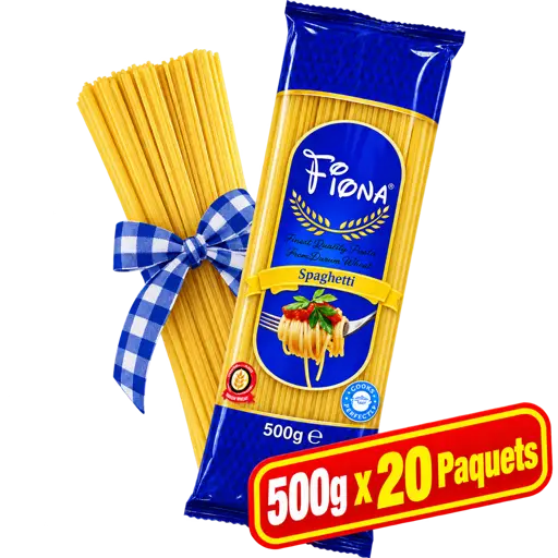 Pâtes alimentaires - Fiona  - Spaghetti - 500 g x 20 Paquets