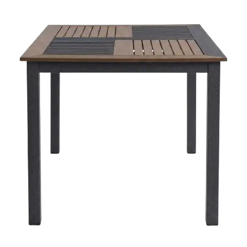 Table de jardin en plastique 1,2 m - HB2510040 - dimensions 120 x 80 x 70 cm - table d’extérieur - mobilier de jardin - terrasse 