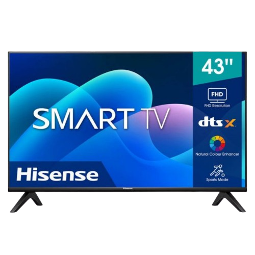 HISENSE 43A4 – Télévision Smart TV 43 Pouces HD – WiFi – Applications de Streaming – 06 Mois de Garantie