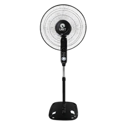 VENTILATEUR RECHARGEABLE UBIT UB20R – 18 POUCES – BATTERIE LITHIUM RECHARGEABLE – 3 VITESSES – LUMIÈRE LED – PORT USB – GARANTIE 03 MOIS