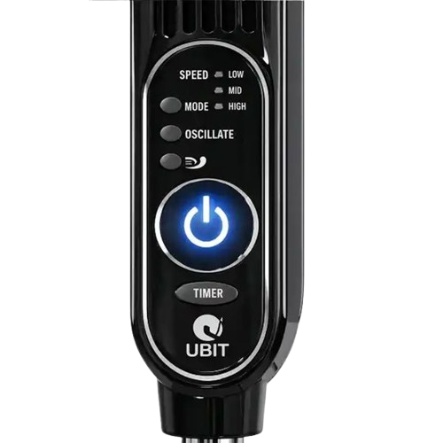 VENTILATEUR RECHARGEABLE UBIT UB20R – 18 POUCES – BATTERIE LITHIUM RECHARGEABLE – 3 VITESSES – LUMIÈRE LED – PORT USB – GARANTIE 03 MOIS