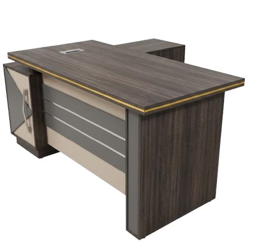 Table de bureau avec retour TB-K909/1.6 – 1600 × 1600 × 750 mm - Convient aux espaces professionnels ou personnels