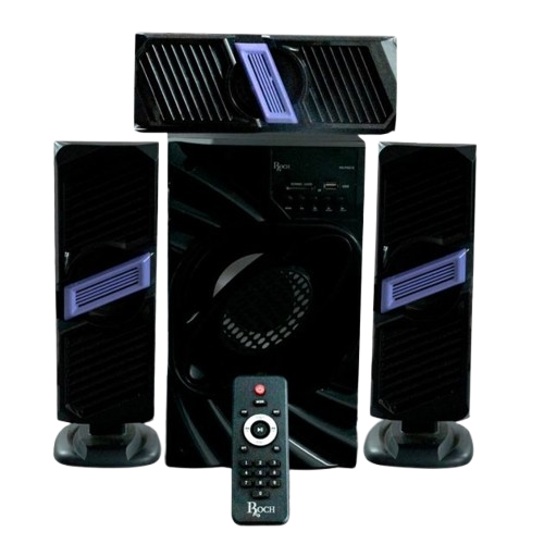 Bluetooth Speaker - ROCH RS-PK01S 3.1 X-BASS  – Enceinte  60W – USB / Radio FM – 6 Mois de garantie
