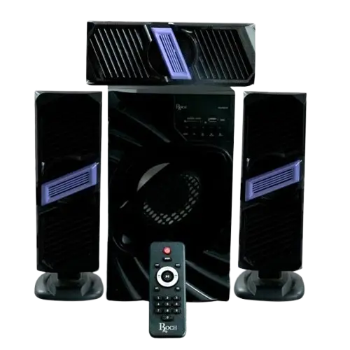 Home Cinéma Bluetooth Roch -  RS-PK01S – Système Audio 3.1 Canaux – Caisson de Basses X-Bass  – Télécommande - Garantie 6 mois