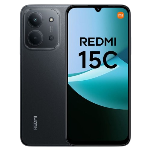 REDMI 15C 128+8  - Écran large 6,9 pouces  - Batterie puissante 6000mAh - Double SIM - 06 mois de garantie