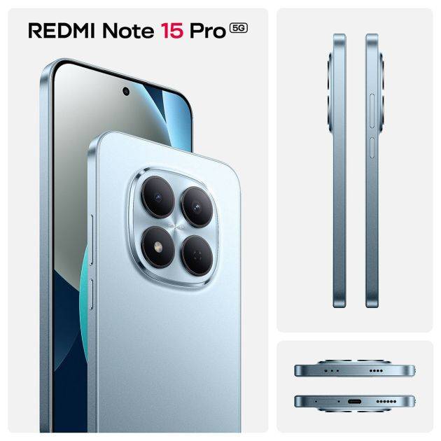 Xiaomi Redmi Note 15 Pro 4G - 256 Go - 8 Go RAM - 6,77" - 2 Nano SIM - 200MP + 8MP/ 32MP - 6500mAh- 06 MOIS DE GARANTIE 