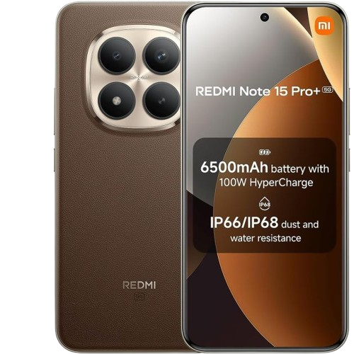 Xiaomi Redmi Note 15 Pro+ 5G – 12 Go RAM – 256 Go – Écran AMOLED – 5G – Double SIM – Garantie 12 mois 