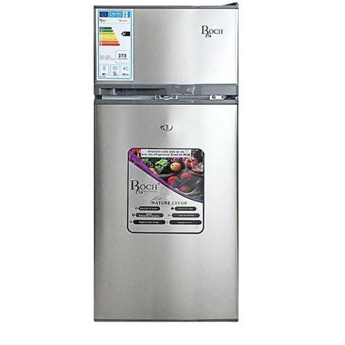 Réfrigérateur  ROCH  100 Litres  RFR-125DT-W – Gris – Congélateur 20L – Économie d’énergie A+  – 06 Mois de garantie