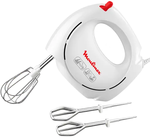Batteur électrique à main Moulinex Easy Max ABM11A30 – 200 W – 2 vitesses + Turbo - 03 mois de garantie