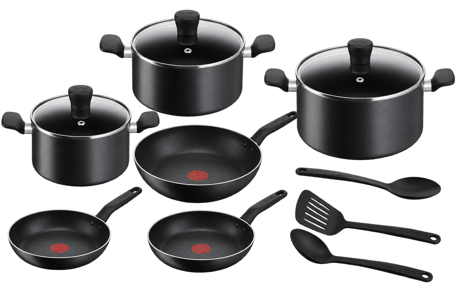 Set de cuisson antiadhésif Tefal Super Cook – 7 pièces / 12 pièces – 03 mois de garantie