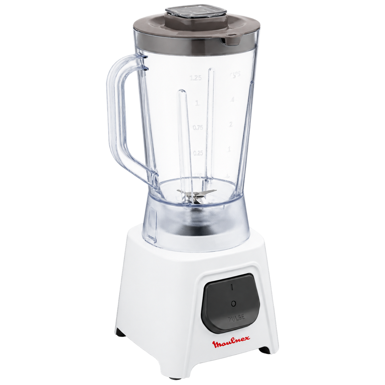 Blender Moulinex LM2B2110 UNO 2 –  450 W – Bol Plastique 1,5 L – Broyeur sec – 03 mois de garantie