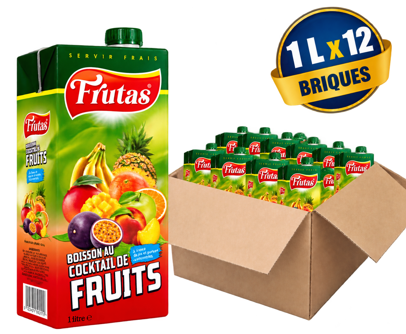 Jus de fruit Frutas Cocktail - 1 L x 12 briques