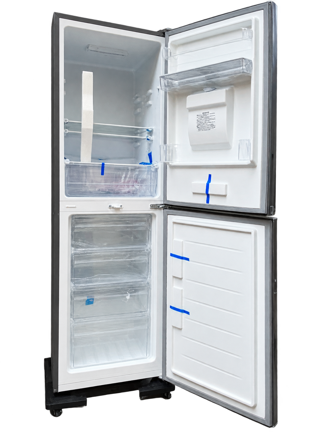 Réfrigérateur combiné Roch RFR-320DBWD-I – 254 L – Distributeur d’eau – Gris inox – 06 mois de garantie